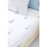 Very Little Bianca Sailing Boats Cotton Fitted Sheet