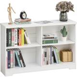 4 cube storage unit Homcom Simple Modern 4 Book Shelf