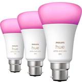B22 Light Bulbs Philips Hue Colour Smart LED Lamps 6.5W B22