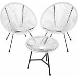 Tectake Patio Chairs tectake Set of 2 Santana chairs