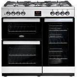 Gas Cookers Belling 444411724 90cm Cookcentre Double