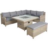 Royalcraft Outdoor Lounge Sets Royalcraft Wentworth Fire Pit Deluxe Corner Outdoor Lounge Set