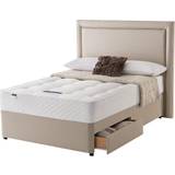 Double Beds Frame Beds Silentnight Miracoil Tufted Orthopaedic Super King Frame Bed 180x200cm