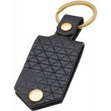 Fred Bennett Quilted Black Recycled Gold Plated Stainless Steel Engravable