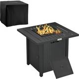 OutSunny Rattan-style Propane Gas Fire Pit