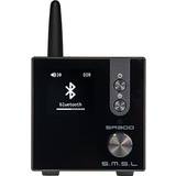 Aptx bluetooth Smsl SA300 HiFi Digital Amplifier, Infineon's MA12070 Chip Class D Power Amp, RCA USB Bluetooth 5.0 APTX Input, Multiple EQ Modes with Remote Control (Black)