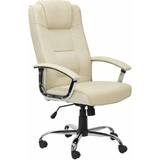 Leathers Office Chairs Alphason Houston Cream High Office Chair