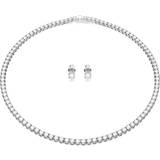 Jewellery Sets Swarovski Matrix Rhodium Plated White Tennis Set 5647730