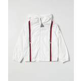 Stripes Outerwear Moncler Infant Boy's Jacket - White