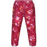 Pink Rain Pants Children's Clothing Regatta Childrens/kids Floral Peppa Pig Packaway Waterproof Trousers (berry Pink)