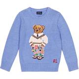 Cotton Knitted Sweaters Children's Clothing Polo Ralph Lauren Bear Knitted Sweater - Blue