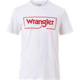 Wrangler Tops Wrangler Logo Crew Neck T-shirt - White