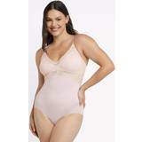 Shapewear & Under Garments on sale Maidenform Tame Your Tummy Shaping Lace Bodysuit Sandshell Women's Sandshell Lace