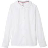 White Blouses & Tunics French Toast Little Girls' Long Sleeve Peter Pan Collar Blouse, White