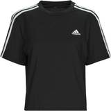 Adidas T-shirts & Tank Tops on sale adidas Essentials 3-Stripes Single Jersey Crop Top