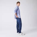 Lacoste Cotton Jeans Lacoste Men's Mens Slim Fit Jeans (Blue)