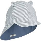 White Bucket Hats Children's Clothing Liewood Organic Gorm vendbar solhat Blå 9-12 mdr