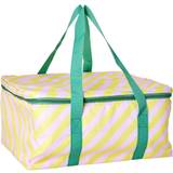 Rice Cooler Bag Yellow and Lavender Striped