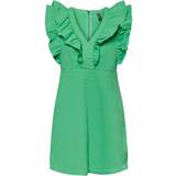 Pieces Ama Short Dress - Irish Green