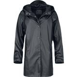 Black - Women Rain Jackets & Rain Coats Noisy May Classic Raincoat - Black