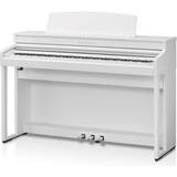 White Upright Piano Kawai CA-401 W Set