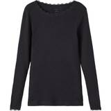 Lace Tops Children's Clothing Name It Slim Fit Long Sleeved Top