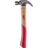 Milwaukee Carpenter Hammers Milwaukee 4932478659 16oz 450g Hickory Curved Claw Carpenter Hammer