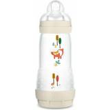 Mam Baby Bottle Mam Anti-Kolik-Flasche Einfacher Start mit Kieferorthopädie 0 Monate Lastschrift 3 für Unisex Grau 320 ml