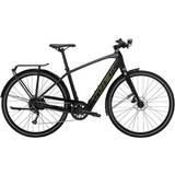Mens hybrid bikes Trek FX+ 2 2023 - Black Men's Bike