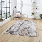 Rectangular Carpets & Rugs Think Rugs Apollo GR580 Gold, Grey, Green, Pink, Silver 120x170cm