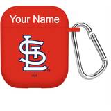 Headphones Artinian St. Louis Cardinals Personalized Silicone AirPods Case Cover