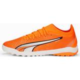 Orange Football Shoes Puma Herren Match TT Fussballschuh, Ultra Orange White Blue Glimmer, 46.5
