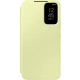 Wallet Cases Samsung Smart View Wallet Case for Galaxy A34 in Lime (EF-ZA346CGEGWW)