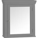 Grey Wall Cabinets Teamson Home Stratford Wooden Mirrored Wall Cabinet