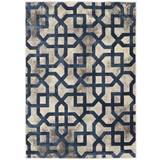 Rectangular Carpets & Rugs Origin Avanti Geo Grey, Blue 160x230cm
