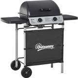 Enclosed Lid Gas BBQs OutSunny 846-063