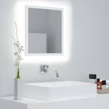White Bathroom Mirrors vidaXL led Bathroom