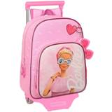 Children's Luggage Barbie Hjul Girl Pink