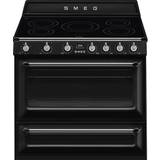 90cm - Electric Ovens Induction Cookers Smeg TR90IBL2 Victoria 90cm