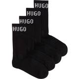 HUGO BOSS Quarter Length-Socks-in Stretch Fabric 2-pack - Black