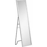 Silver Mirrors Homcom Full Length Free Standing Dressing Floor Mirror 40x147cm