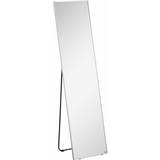Rectangular Wall Mirrors Homcom Length Dressing Entryway Black Frame Wall Mirror 40x158.5cm