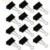 Wedo Paper Clips & Magnets Wedo 6421441 Foldback Klammern, 12 Stück, lackiertes
