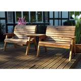 Brown Settee Benches Charles Taylor Twin Straight Settee Bench