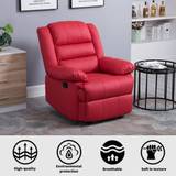 Red Armchairs Westwood Recliner Luxury Seater Armchair