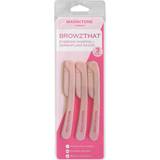 Magnitone Eyebrow Products Magnitone Browzthat! Eyebrow Shaping Dermaplane Pink 3 Pack