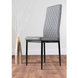 Grey Kitchen Chairs 4x Milan Kitchen Chair