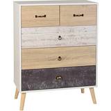 Chest of Drawers SECONIQUE Nordic 3 Plus 2 Chest of Drawer