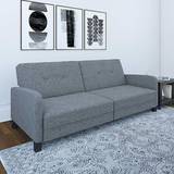 Sofas Dorel Home Boston Linen Bed Sofa 201.9cm 3 Seater
