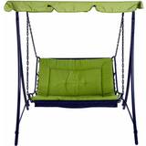 Green Canopy Porch Swings OutSunny 2 Seater Swing